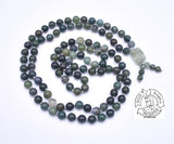"Abounding" - Moss Agate Handmade 108 Stone Mala