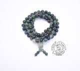 "Abounding" - Moss Agate Handmade 108 Stone Mala