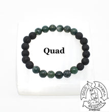 Load image into Gallery viewer, Moss Agate and Lava Stone Diffuser Bracelet 
