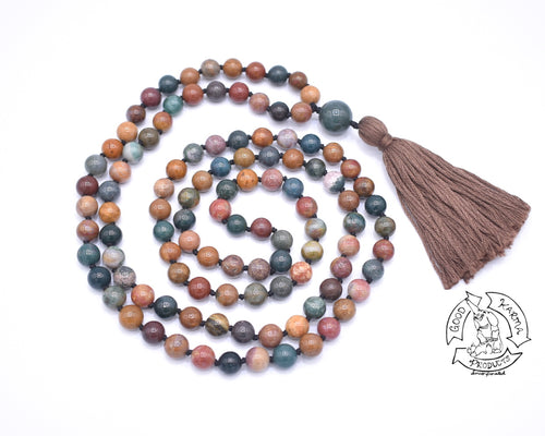 Ocean Jasper Handmade Japa Mala