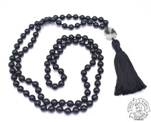 Load image into Gallery viewer, 108 Stone Japa Mala made with Onyx.
