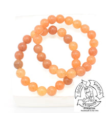 Load image into Gallery viewer, Orange Aventurine 8mm Bracelet
