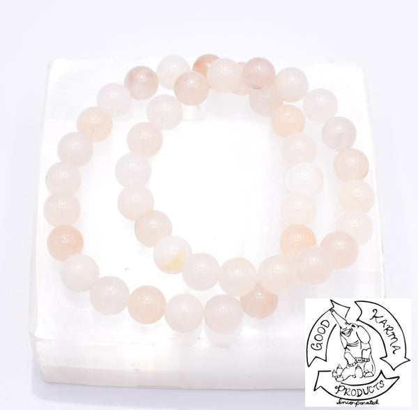 "Moving" - Peach Aventurine Stone Bracelet