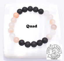 Load image into Gallery viewer, &quot;Moving Diffuser&quot; - Peach Aventurine and Lava Stone Bracelet
