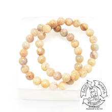 Load image into Gallery viewer, &quot;Easing&quot; - Peach Moonstone Stone Bracelet
