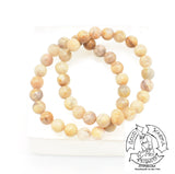 "Easing" - Peach Moonstone Stone Bracelet