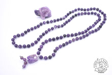 Load image into Gallery viewer, 108 Stone Japa Mala made with Lepidolite.
