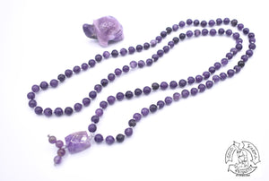 108 Stone Japa Mala made with Lepidolite.