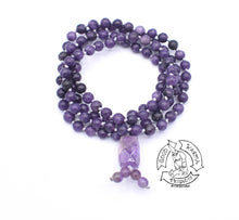 Load image into Gallery viewer, Handmade Japa Mala made with Lepidolite.
