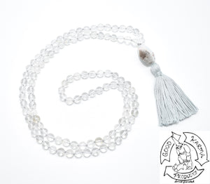 Quartz Handmade 108 Stone Bead Mala 