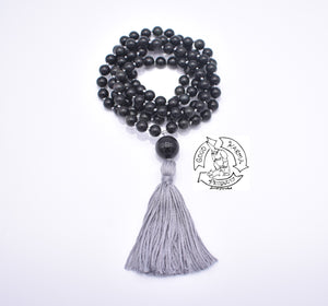 "Rainbow Guard" - Rainbow Obsidian Handmade 108 Stone Mala