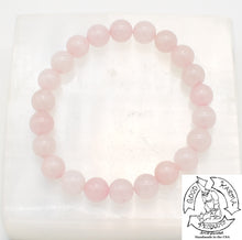 Load image into Gallery viewer, Rose Quartz Crystal Bead Bracelet
