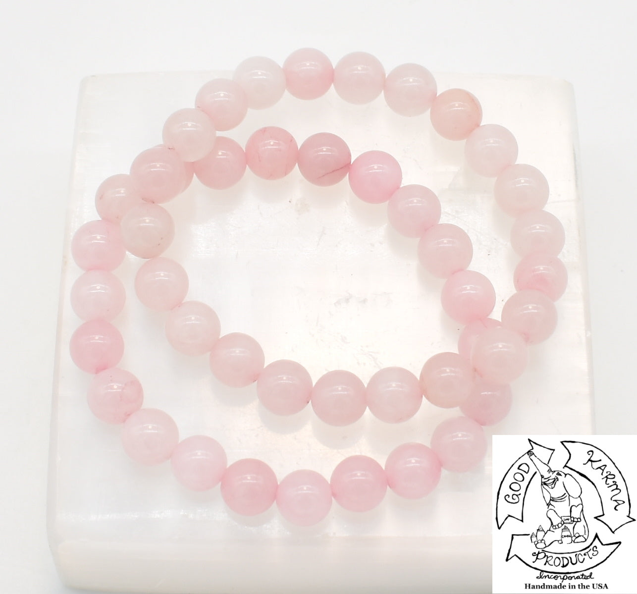 Rose Quartz Crystal Bead Bracelets