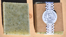 Load image into Gallery viewer, Peppermint and Patchouli with Seaweed and Chamomile Tea Soap - 4 Pack
