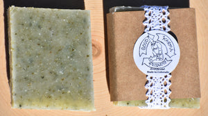 Peppermint and Patchouli with Seaweed and Chamomile Tea Soap - 4 Pack