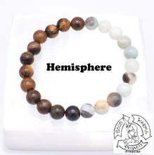 Load image into Gallery viewer, &quot;Soothing Endurance&quot; Tiger Eye and Amazonite Handmade Stone Bracelet
