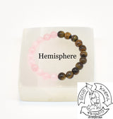 Rose Quartz and Tiger Eye Bracelet Handmade