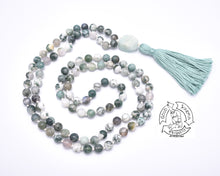 Load image into Gallery viewer, &quot;Insighting&quot;- Tree Agate Handmade 108 Stone Japa Mala
