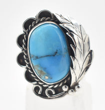 Load image into Gallery viewer, Turquoise and Sterling Southwest Style Ring - Size 8.5
