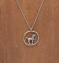 Load image into Gallery viewer, Unique Unicorn Sterling Silver Pendant
