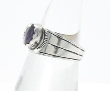 Load image into Gallery viewer, Rare Wampum and Sterling Silver Southwest Vintage Ring - Size 8.25 right
