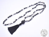 "Yin & Yang"- Zebra Jasper Handmade 108 Stone Japa Mala